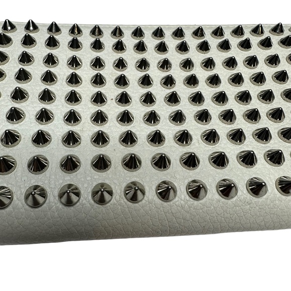 Christian Louboutin Panettone Spike Studded Long Wallet white - Picture 5 of 15